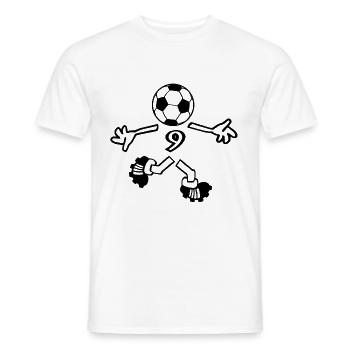 Le chiffre 9 - T-shirt homme - blanc - Devant - AI Model Male 178 dark (178cm)