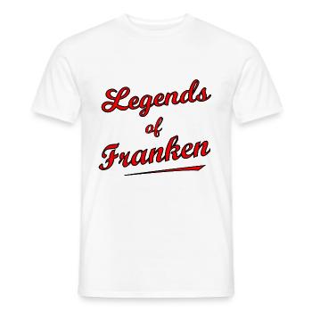 The legends from Franconia - Men's T-Shirt - white - Front - AI Model Male 178 dark (178cm)