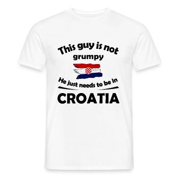 Sommer in Kroatien - Männer T-Shirt - Weiß - Vorne - AI Model Male 178 dark (178cm)