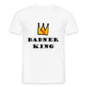 Le roi du Badnerland - T-shirt homme - blanc - Devant - AI Model Male 178 dark (178cm)