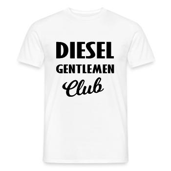 The Diesel Drivers - Men's T-Shirt - white - Front - AI Model Male 178 dark (178cm)