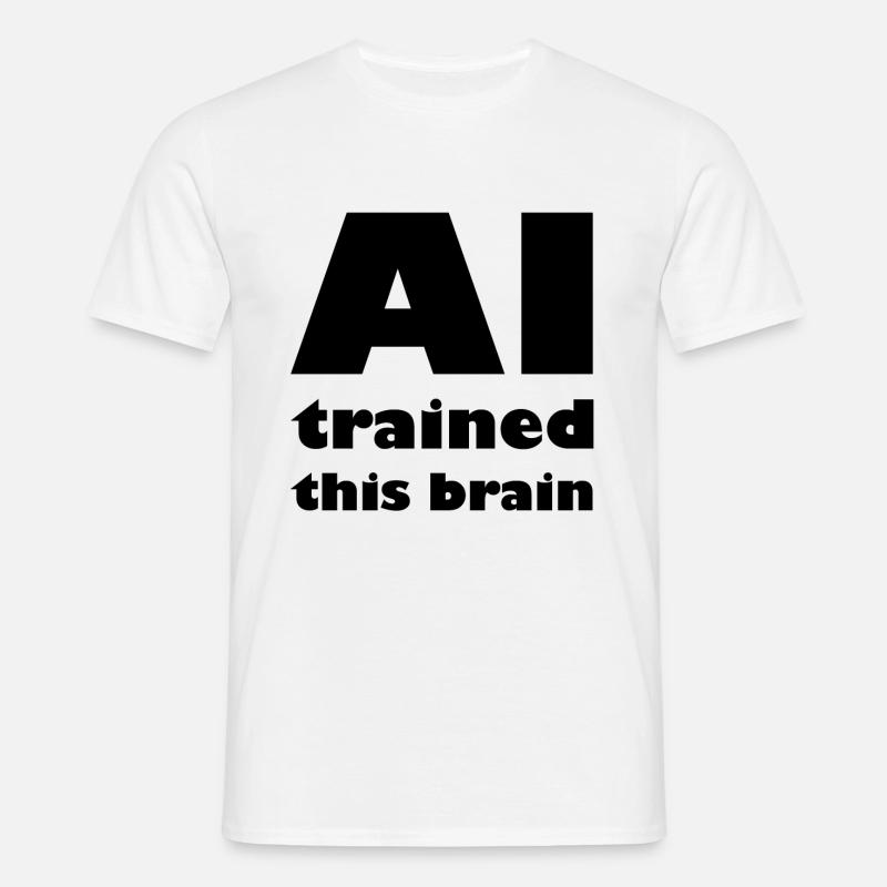 Die Roboter Intelligenz - Männer T-Shirt - Weiß