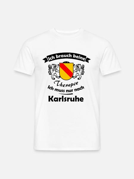 Therapy in Karlsruhe - Men's T-Shirt - white