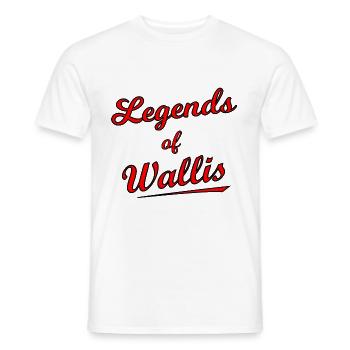 Die Legenden von Wallis - Männer T-Shirt - Weiß - Vorne - AI Model Male 178 dark (178cm)