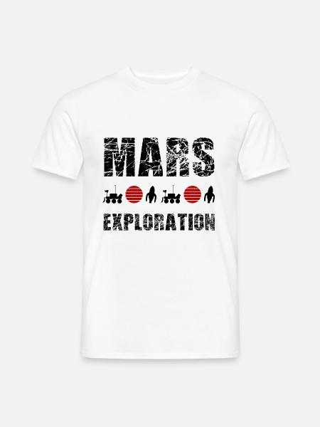 Das Raumfahrt Entdecker Team - Männer T-Shirt - Weiß