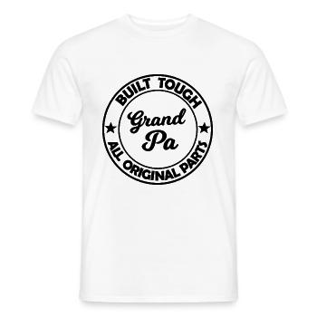 The very best grandpa - Men's T-Shirt - white - Front - AI Model Male 178 dark (178cm)