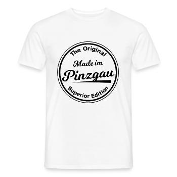 Aus dem schönen Pinzgau - Männer T-Shirt - Weiß - Vorne - AI Model Male 178 dark (178cm)