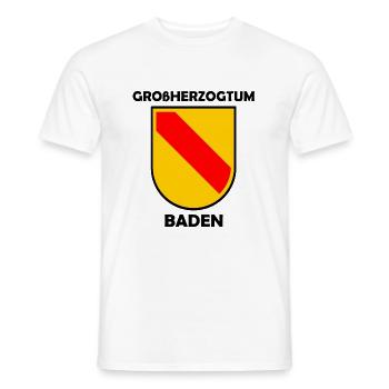 The home of Badnerland - Men's T-Shirt - white - Front - AI Model Male 178 dark (178cm)
