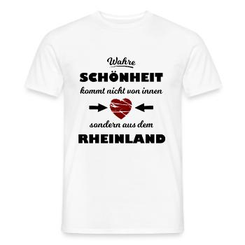 Beauté de la Rhénanie - T-shirt homme - blanc - Devant - AI Model Male 178 dark (178cm)
