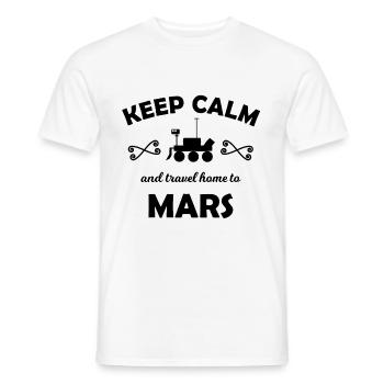 Die Entdecker des Mars - Männer T-Shirt - Weiß - Vorne - AI Model Male 178 dark (178cm)