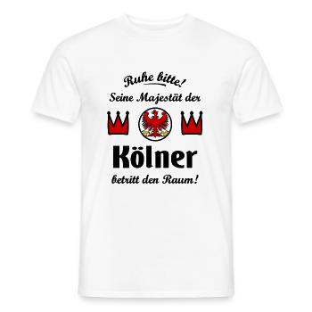 Le roi de Cologne - T-shirt homme - blanc - Devant - AI Model Male 178 dark (178cm)