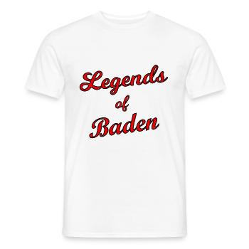 The Baden legends - Men's T-Shirt - white - Front - AI Model Male 178 dark (178cm)
