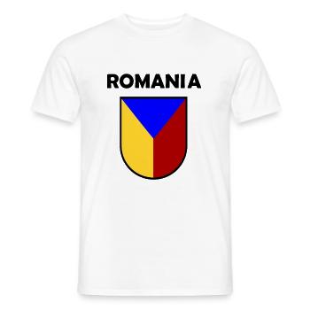 Rumänien im Süden Europas - Männer T-Shirt - Weiß - Vorne - AI Model Male 178 dark (178cm)