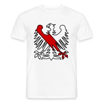 The Franconian eagle - Men's T-Shirt - white - Front - AI Model Male 178 dark (178cm)