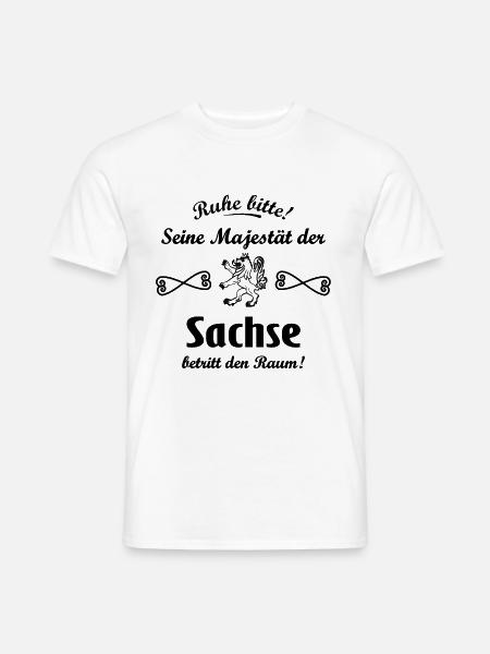 Le roi de Saxe - T-shirt homme - blanc