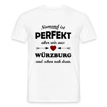 Les Bavarois de Würzburg - T-shirt homme - blanc - Devant - AI Model Male 178 dark (178cm)