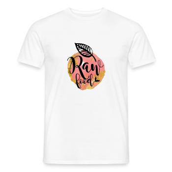 Idée de cadeau de végétarien végétarien - T-shirt homme - blanc - Devant - AI Model Male 178 dark (178cm)