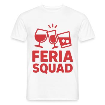 Feria Squad - Men's T-Shirt - white - Front - AI Model Male 178 dark (178cm)