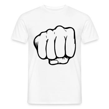 Bro first - Men's T-Shirt - white - Front - AI Model Male 178 dark (178cm)