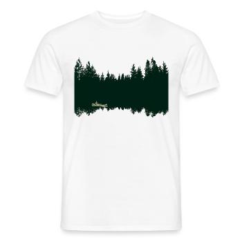 Canoe Forest - Men's T-Shirt - white - Front - AI Model Male 178 dark (178cm)