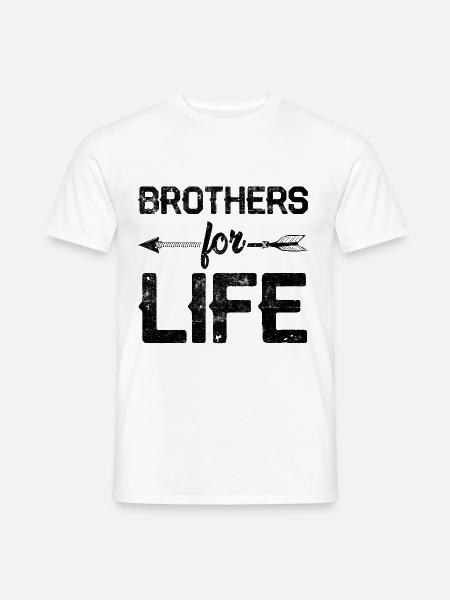 Brothers Forever - Men's T-Shirt - white