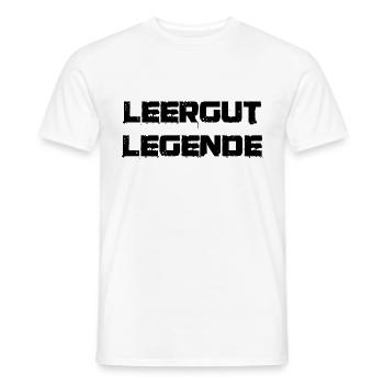 Pfand Pfandflaschen Chaos WG Pfandpirat Leergut - Männer T-Shirt - Weiß - Vorne - AI Model Male 178 dark (178cm)