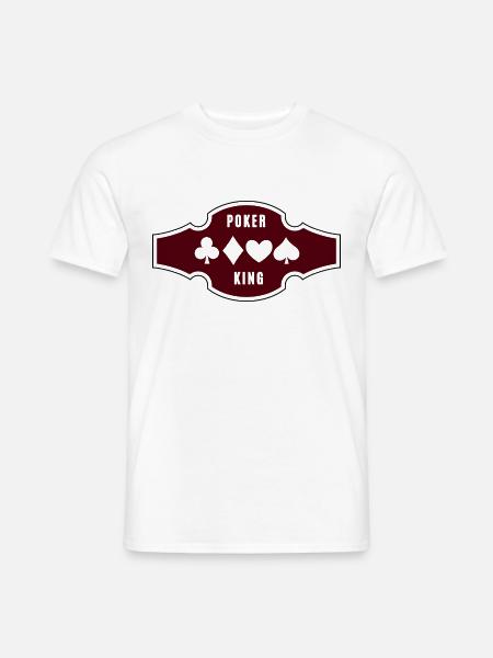 POKER KING / LAS VEGAS - CASINO - Männer T-Shirt - Weiß