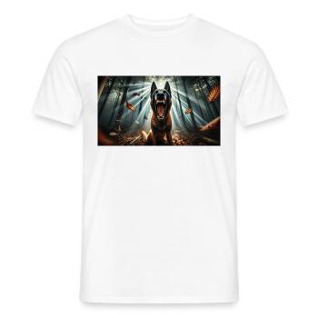 Malinois - T-shirt homme - blanc - Devant - AI Model Male 178 dark (178cm)