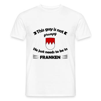 Holidays in Franconia - Men's T-Shirt - white - Front - AI Model Male 178 dark (178cm)