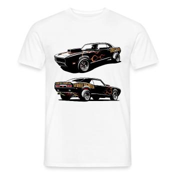 Camaro de Street Fighter - T-shirt homme - blanc - Devant - AI Model Male 178 dark (178cm)