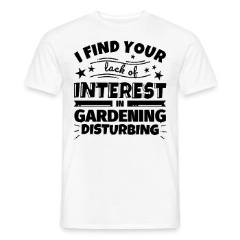 Gartenarbeit lustiges Geschenk - Männer T-Shirt - Weiß - Vorne - AI Model Male 178 dark (178cm)