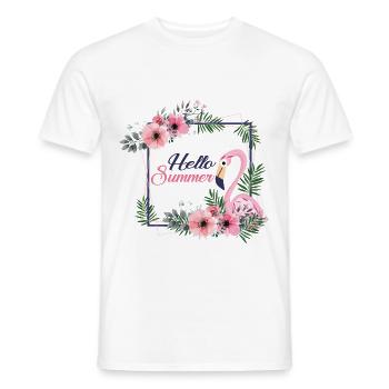 Sommer Sonne Strand Urlaub Meer Geschenkidee - Männer T-Shirt - Weiß - Vorne - AI Model Male 178 dark (178cm)