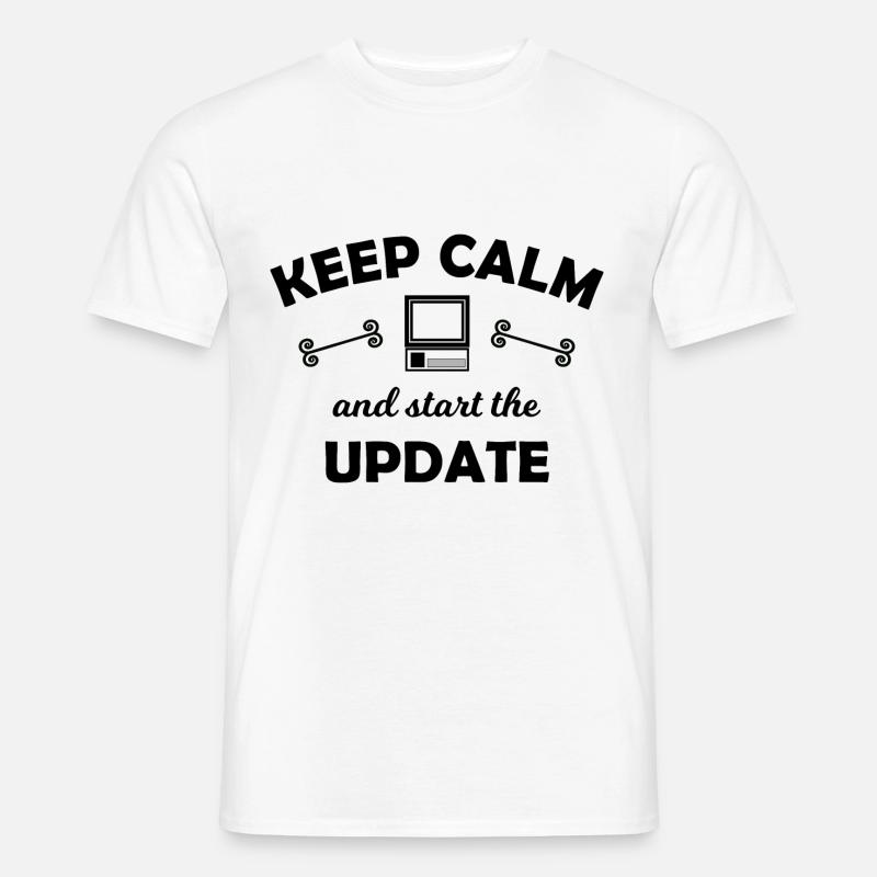 Programiści - T-shirt męski - biały