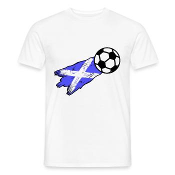 Les footballeurs écossais - T-shirt homme - blanc - Devant - AI Model Male 178 dark (178cm)