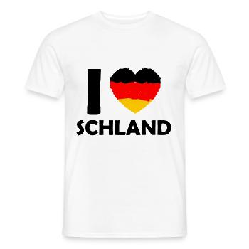 Ich liebe das Land - Männer T-Shirt - Weiß - Vorne - AI Model Male 178 dark (178cm)
