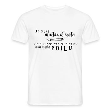Es ist wie eine Geliebte, aber haariger - Männer T-Shirt - Weiß - Vorne - AI Model Male 178 dark (178cm)