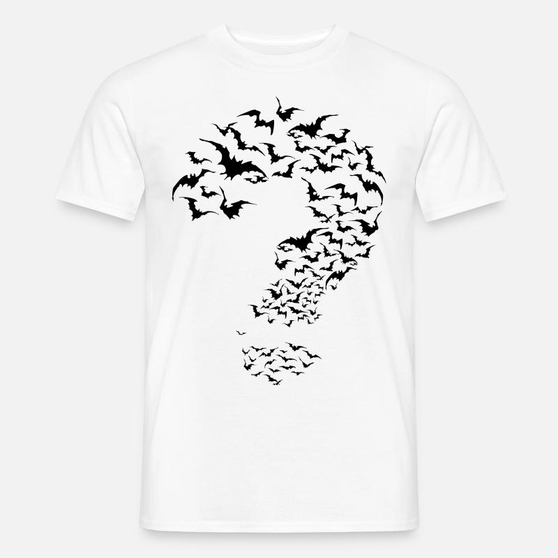 Batman Riddler in Bats - Männer T-Shirt - Weiß