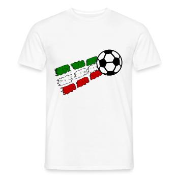 Fußball Macht Italien - Männer T-Shirt - Weiß - Vorne - AI Model Male 178 dark (178cm)