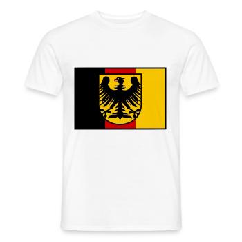 Les Allemands en Europe - T-shirt homme - blanc - Devant - AI Model Male 178 dark (178cm)