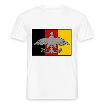 Der Adler aus Deutschland - Männer T-Shirt - Weiß - Vorne - AI Model Male 178 dark (178cm)