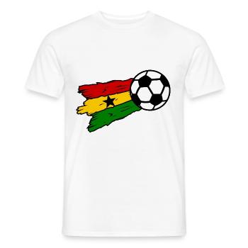 Équipe du Ghana de football - T-shirt homme - blanc - Devant - AI Model Male 178 dark (178cm)