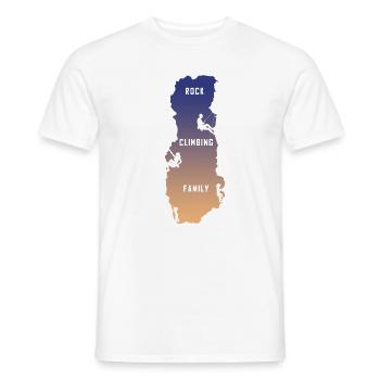 Kletter Familie - Männer T-Shirt - Weiß - Vorne - AI Model Male 178 dark (178cm)