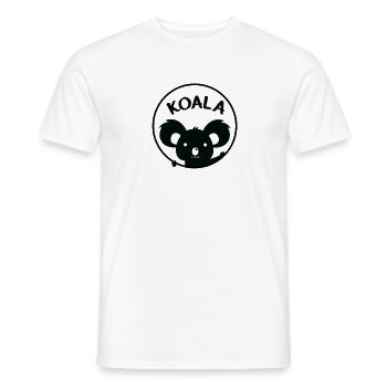 Koala - Männer T-Shirt - Weiß - Vorne - AI Model Male 178 dark (178cm)