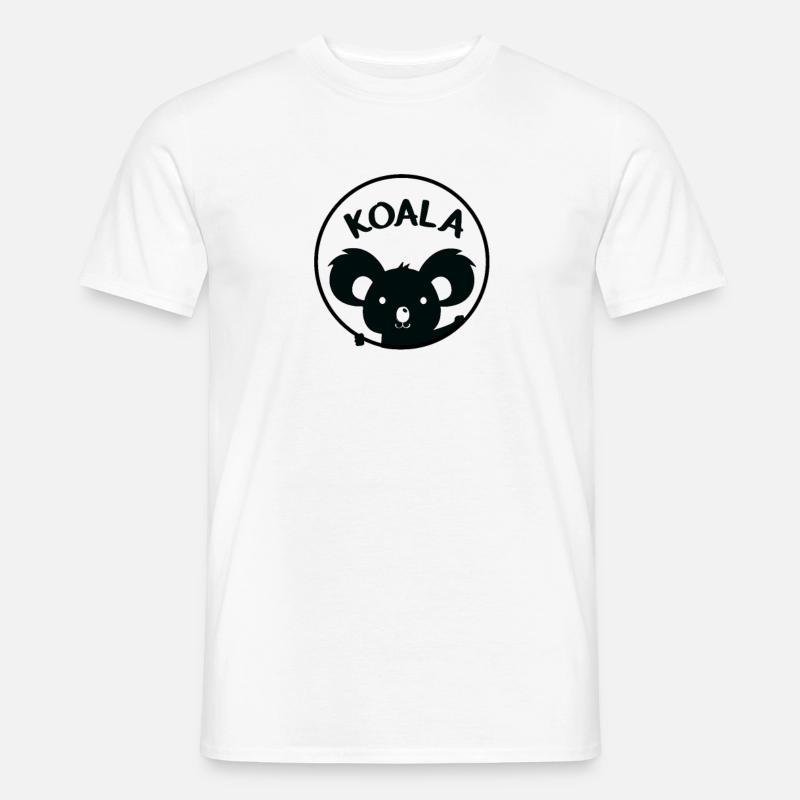 Koala - Männer T-Shirt - Weiß