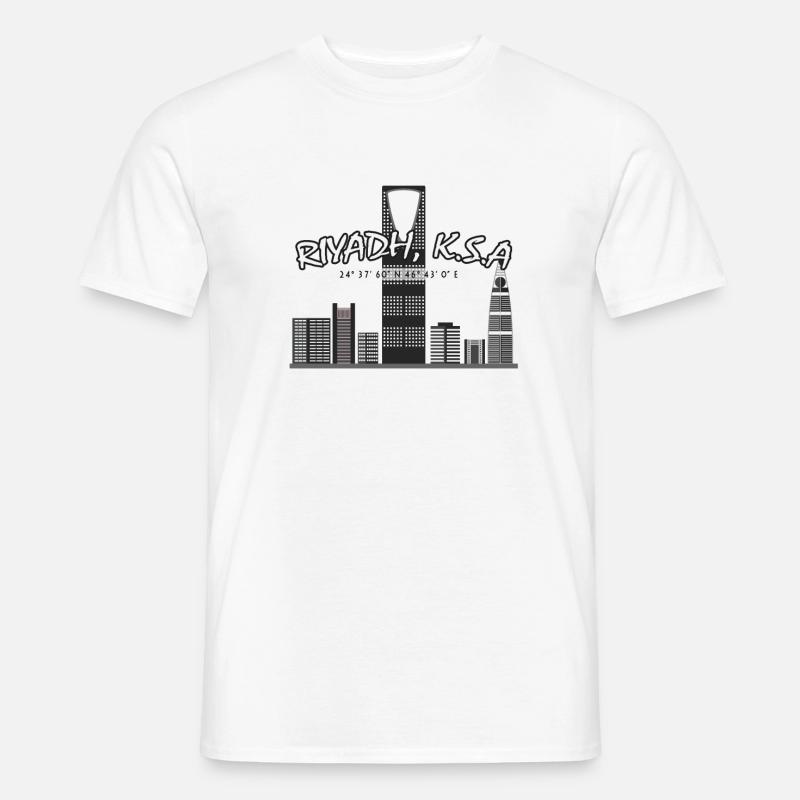 Riyadh, Geschenk, Geschenkidee - Männer T-Shirt - Weiß
