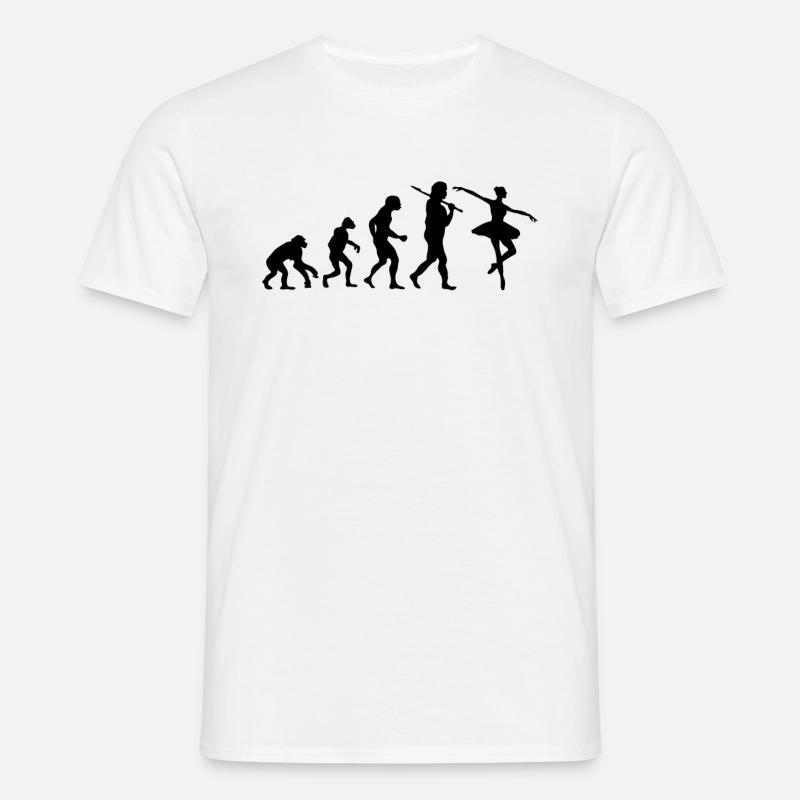 Evolution Ballet - Men's T-Shirt - white