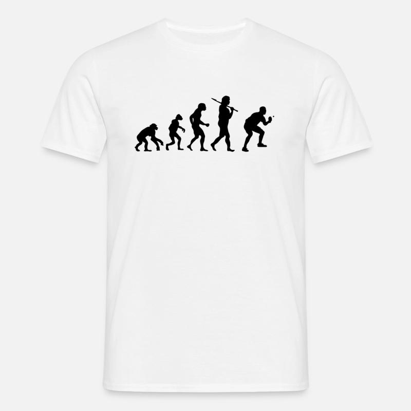 Evolution Ping-ping-l - T-shirt Homme - blanc