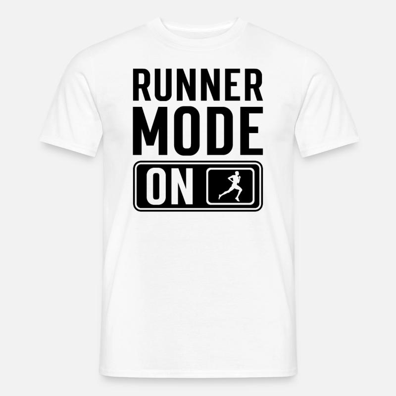 Läufer Spruch - Männer T-Shirt - Weiß