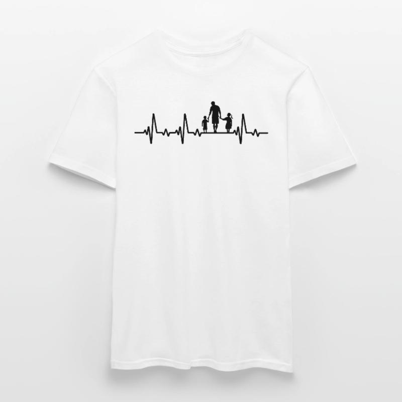 Padre e figlia e figlio, figlia e figlio T-shirt uomo