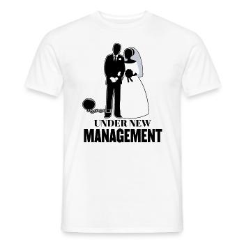 Unter Neuem Management Up In Life Game Of Wedding - Männer T-Shirt - Weiß - Vorne - AI Model Male 178 dark (178cm)